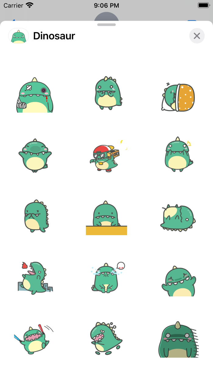 Dinosaur Emoji Animated