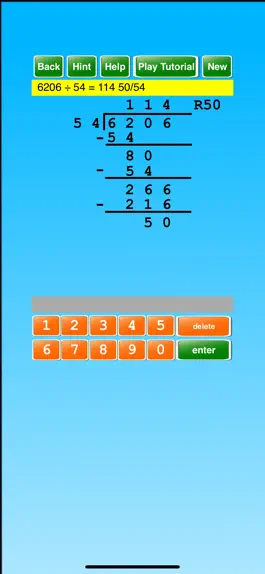 Game screenshot Long Division & Multiplication apk