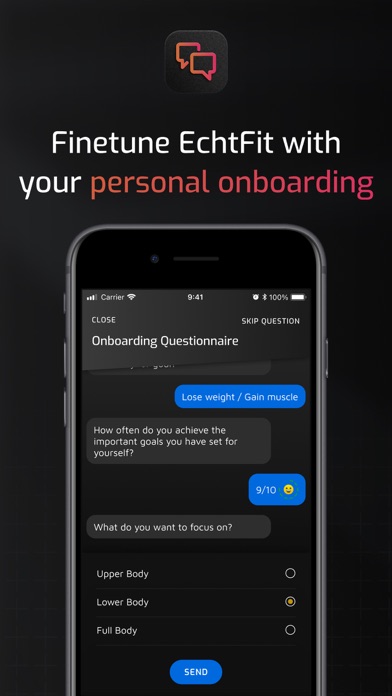 EchtFit - Fitness that Fits Screenshot