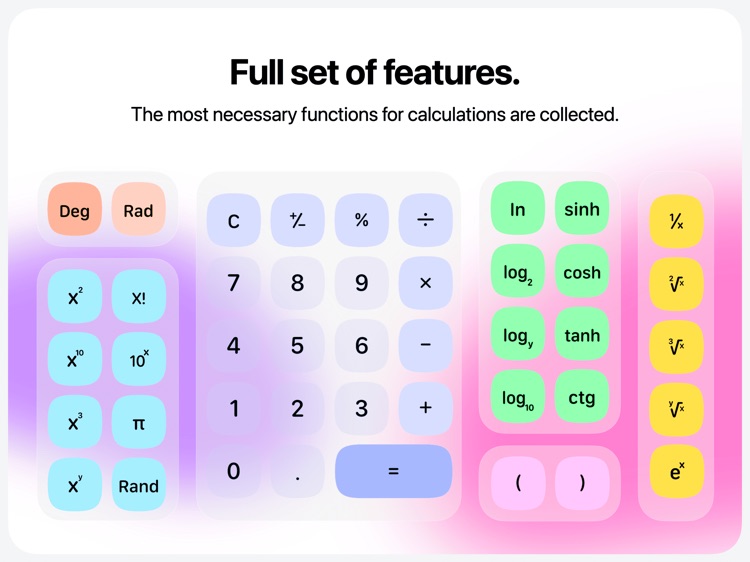 Calculator #1 for iPad screenshot-4