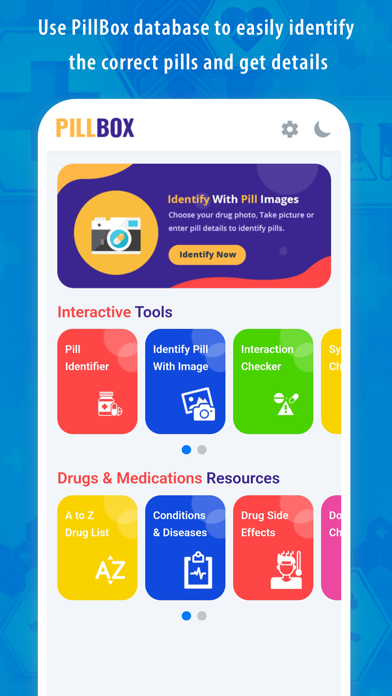 PillBox - Pill Identifier App Screenshot