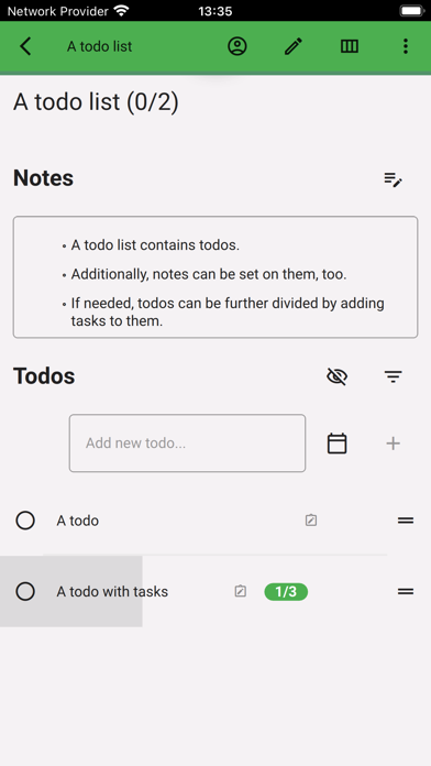 OpenTodoList Screenshot