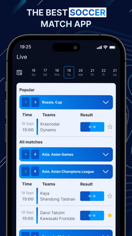 Live score - Sports Scoreboard
