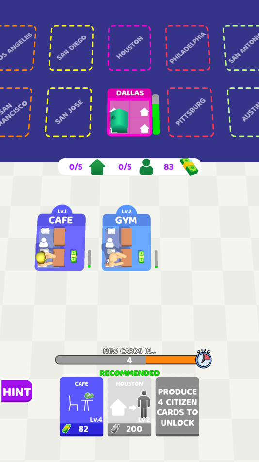 #5. Mini City Idle (iOS) Podle: Marula Games OU