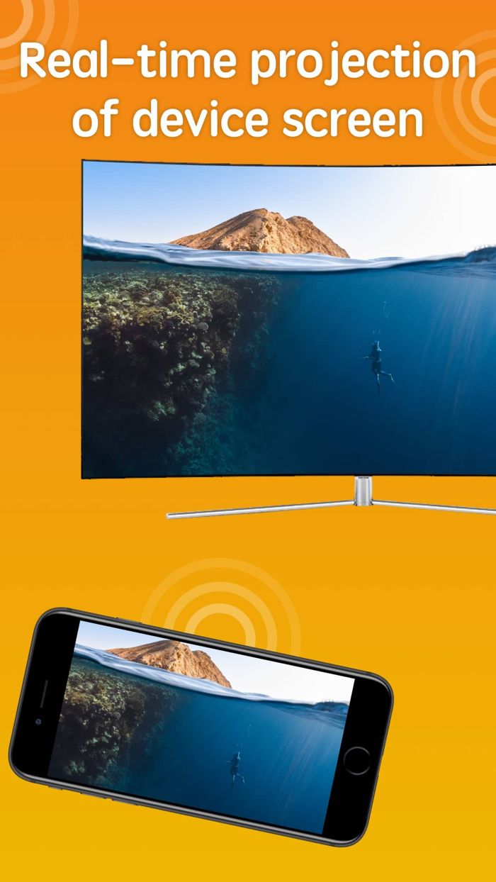 Screen Mirroring Web Cast TV