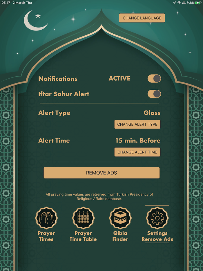 İmsakiye 2023 Namaz Vakitleri