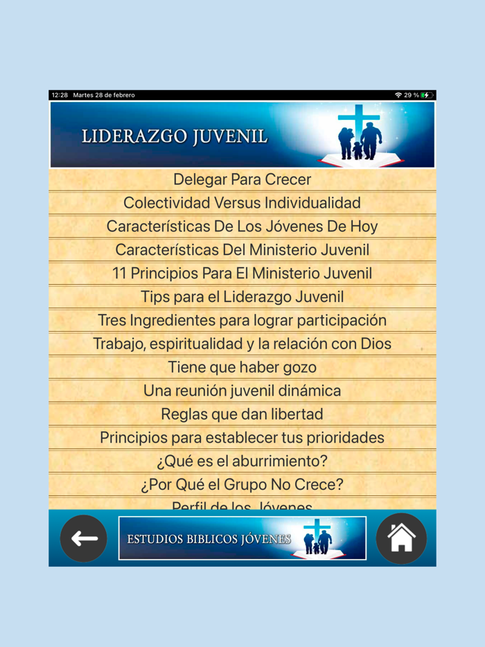 Estudios Bíblicos Jóvenes