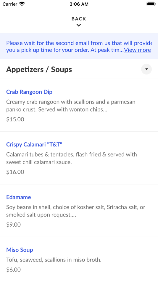 #3. eeZ Fusion Sushi (iOS) 由: ChowNow