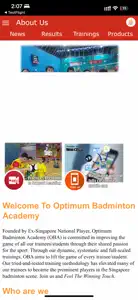 OBA Badminton App (New) screenshot #4 for iPhone