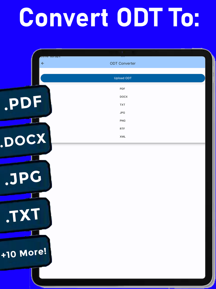 ODT Converter Reader PDF DOCX