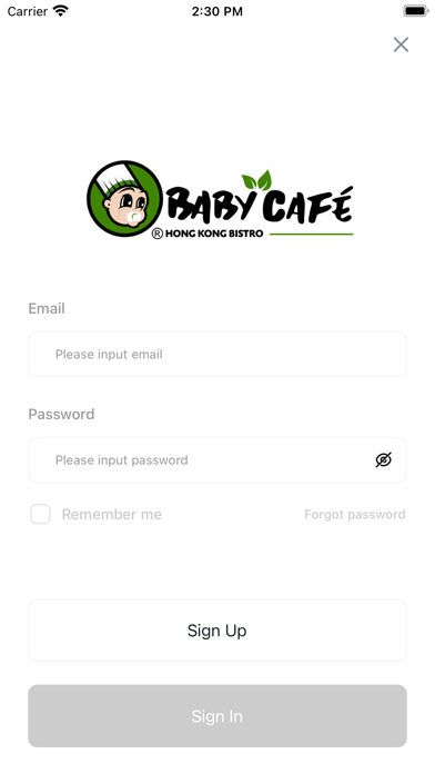 Baby Cafe Restaurant Screenshot