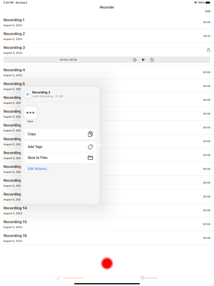 Note Recognizer - A 440 Hz