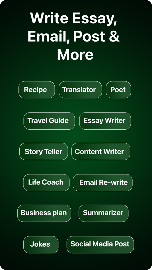 #6. Smart Chatbot: AI Writing Tool (iOS) 由: Tawhid Joarder
