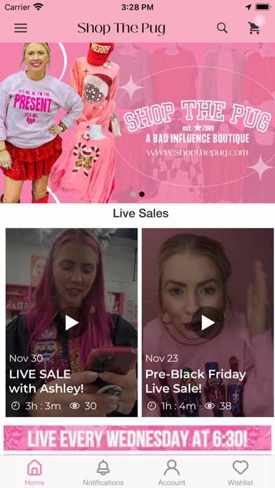 Shop The Pug-The Pink Pug Screenshot