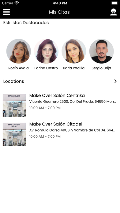 Make Over. Screenshot