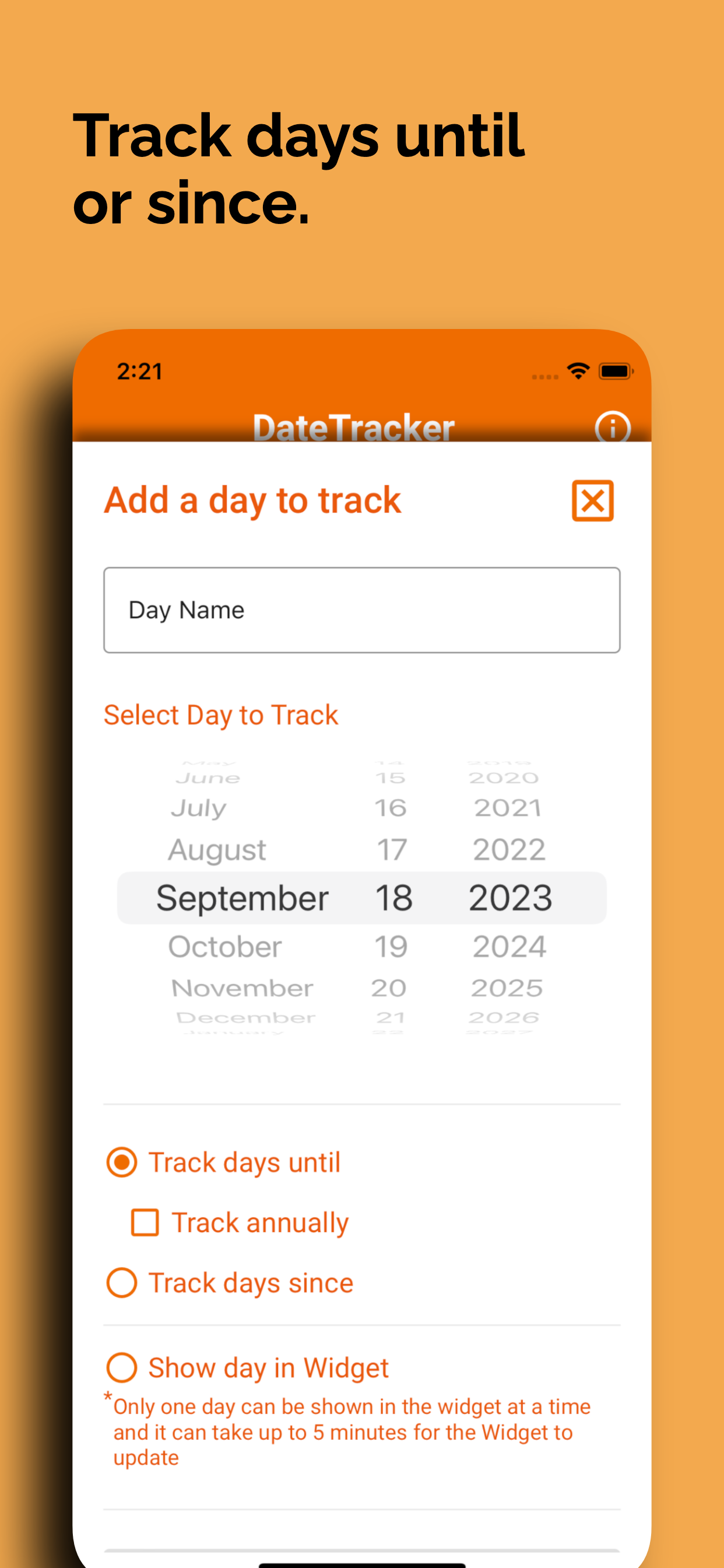 DateTracker