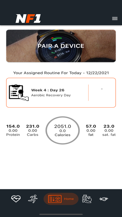NF1 AI Fitness And Training Screenshot