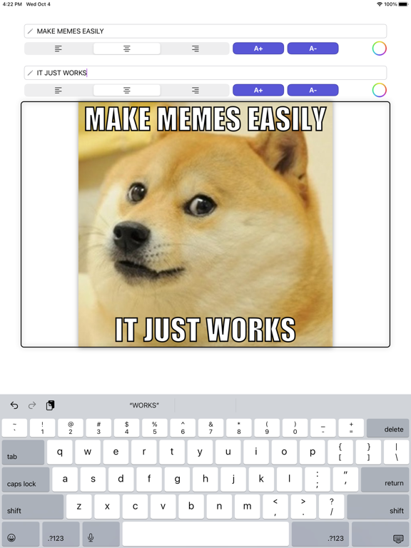 Screenshot #4 pour Meme Maker Mobile