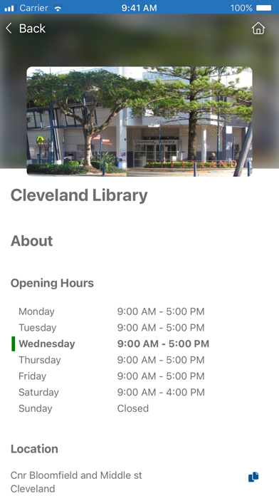 Redland City Council Library Screenshot
