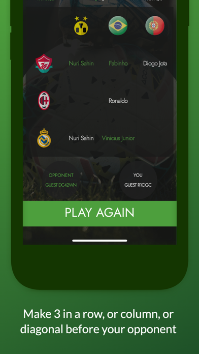 Tic-Tac-Toe Football Screenshot