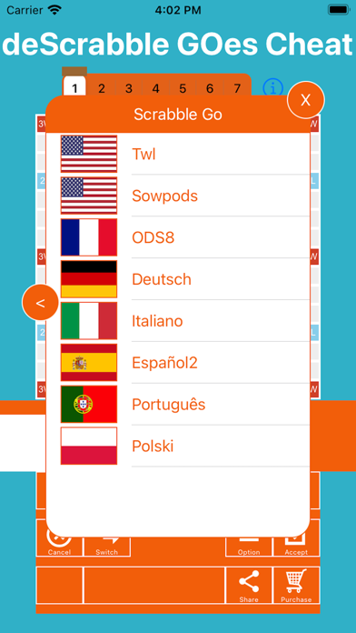 Descrabble Goes Cheat & Solver Screenshot
