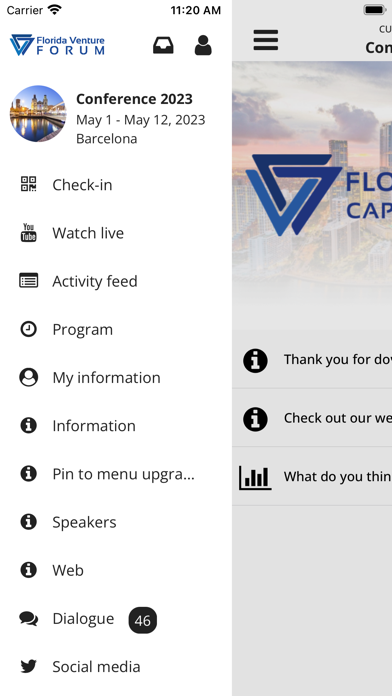 Florida Venture Forum Screenshot