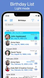 birthdayspro hd iphone screenshot 2