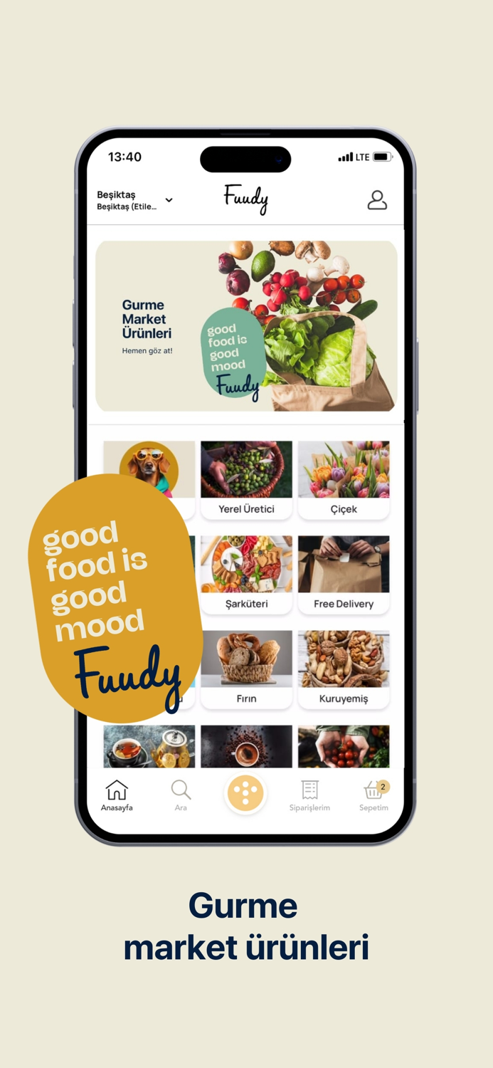 Fuudy - Gurme Yemek Siparişi