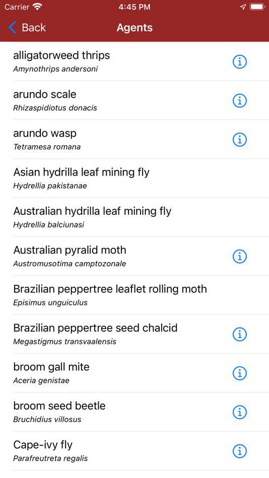 #5. EDDMapS Biocontrol (iOS) 由: Charles T. Bargeron