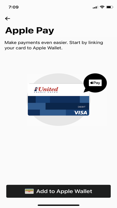 1st United Card Controls Screenshot