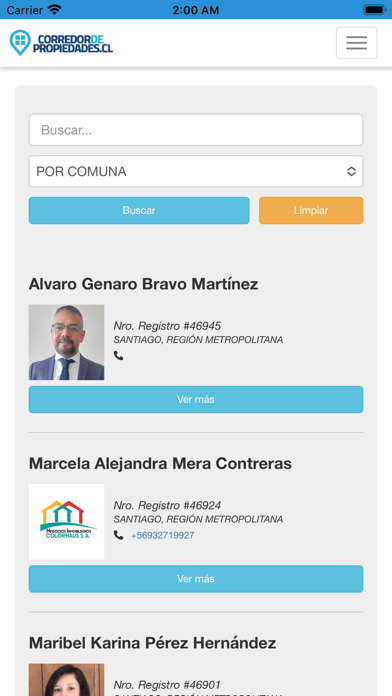 Corredor de Propiedades Screenshot