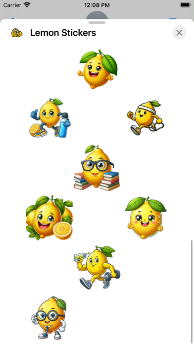 Screenshot #3 pour Lemon Stickers