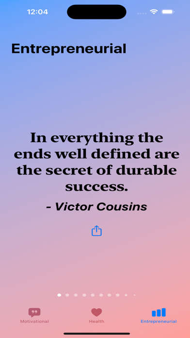 Sensible Quotes iPhone screenshot 2 - Lifestyle app