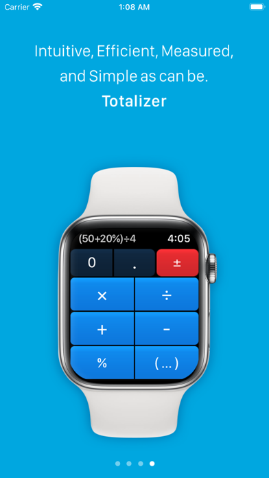 Screenshot #3 pour Totalizer - Watch Calculator