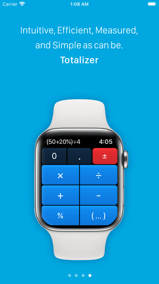 #3. Totalizer - Watch Calculator (iOS) بواسطة: Marko Radakovic