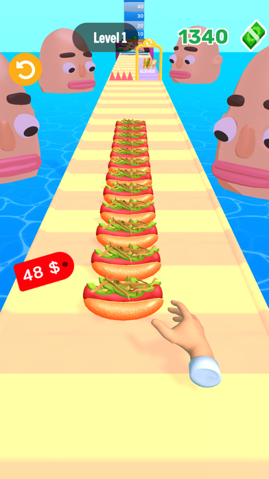 Hotdog Away 3D - Sausage Run Screenshot
