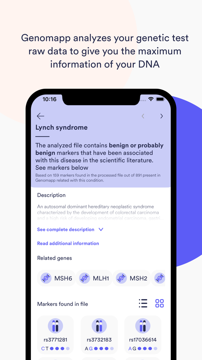 Genomapp. Healthy Ethics.