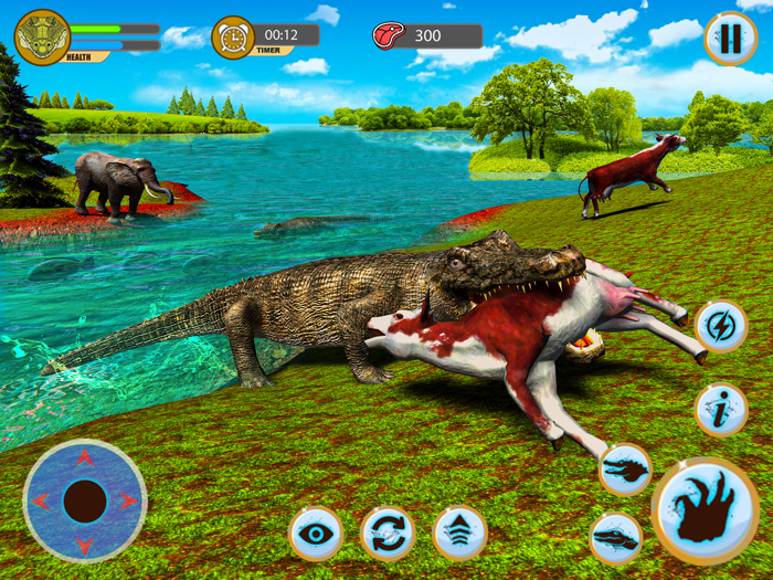 Crocodile Attack Wild Sim Game