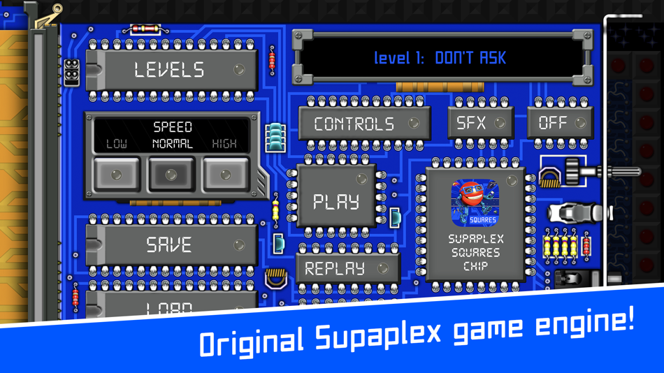 #4. Supaplex SQUARES (iOS) 由: inArcade