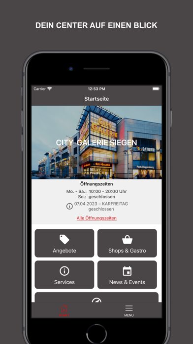 City-Galerie Siegen Screenshot