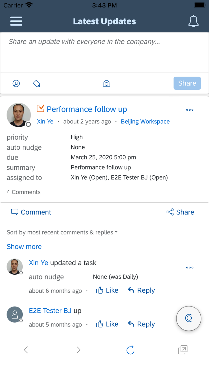 SAP Build Work Zone Advanced