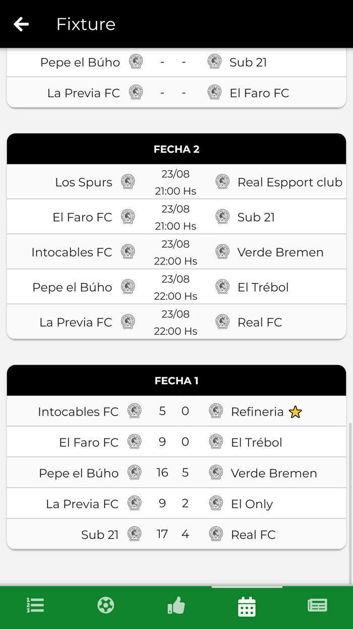 JCR - TORNEO FUTBOL MAYORES