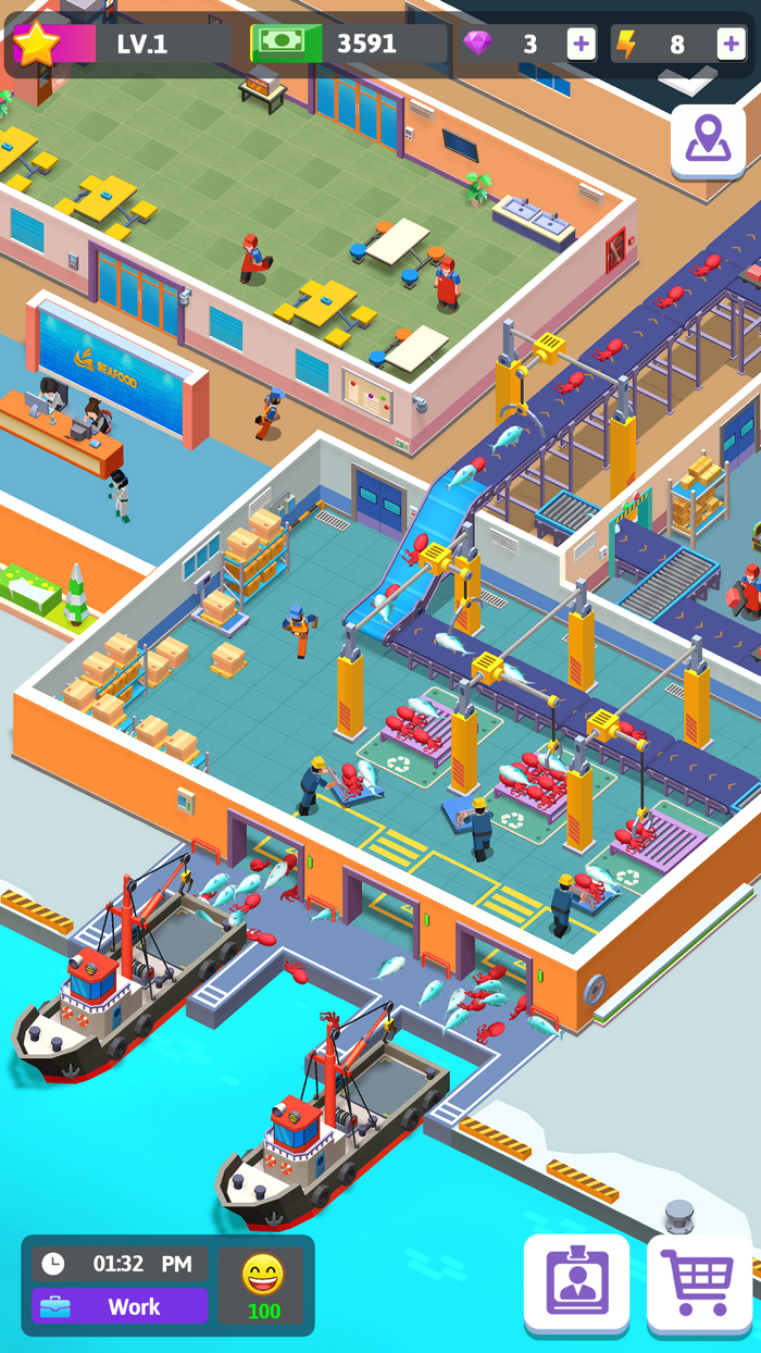 Idle Seafood Tycoon