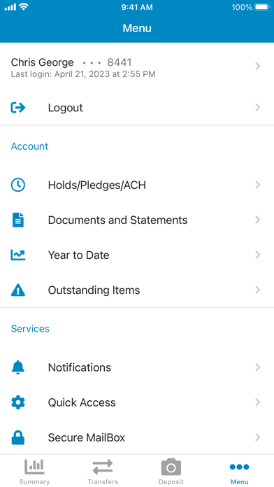 First Connecticut Credit Union Screenshot