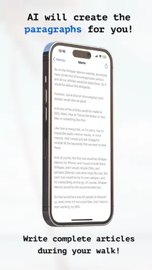 Whisper Memos - Speech to text screenshot 4