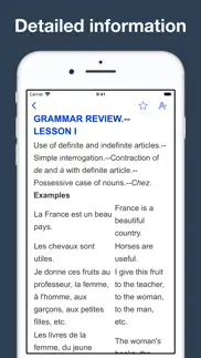 french grammar and vocabulary iphone screenshot 3