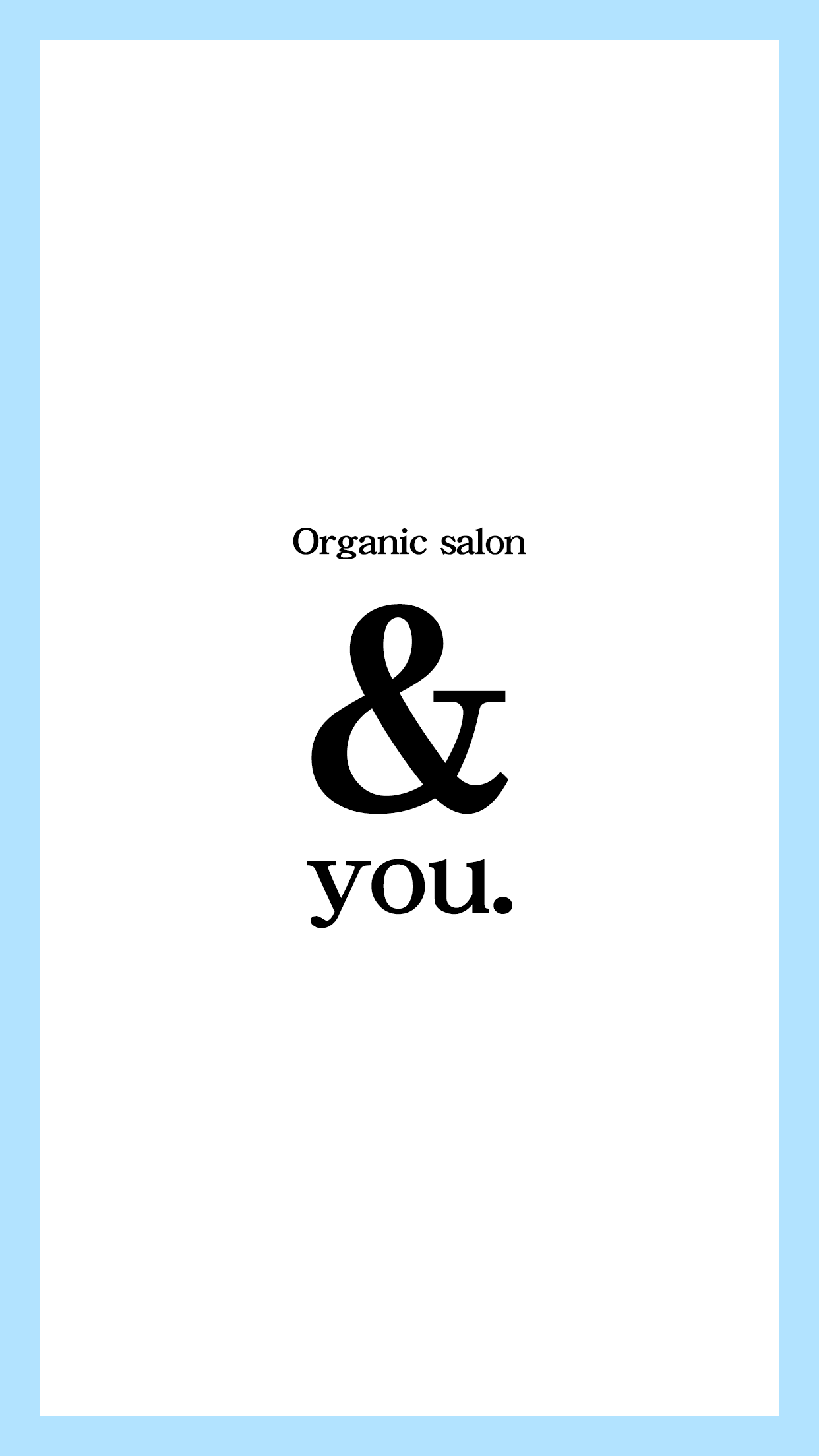 organic salon ＆you.　公式アプリ