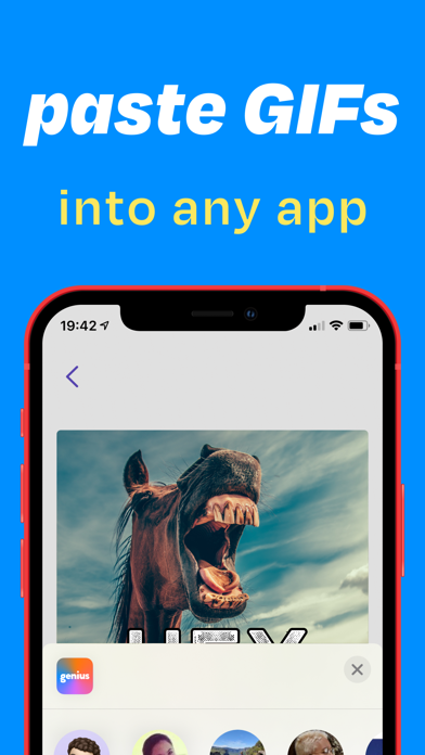 GIF Genius: GIF keyboard app Screenshot