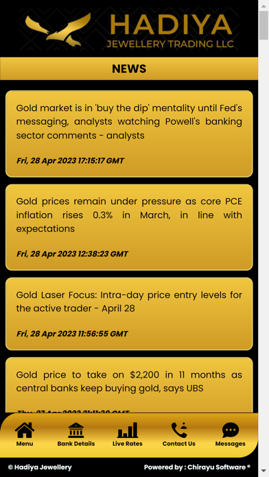 Hadiya Jewellery Screenshot