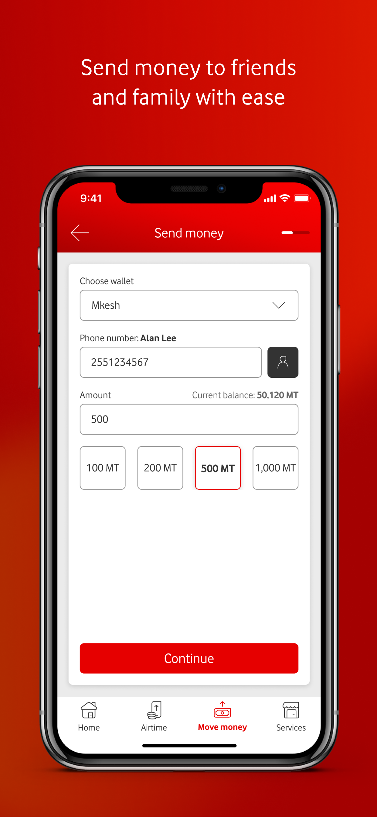 My M-Pesa Mozambique screenshot 4